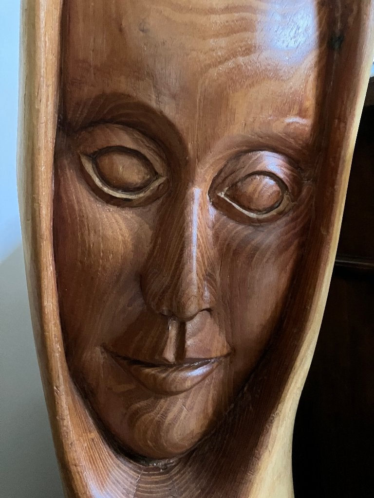 Houten sculptuur., Ophalen, Houtsnijwerk, 50 - 100 cm, Abstract