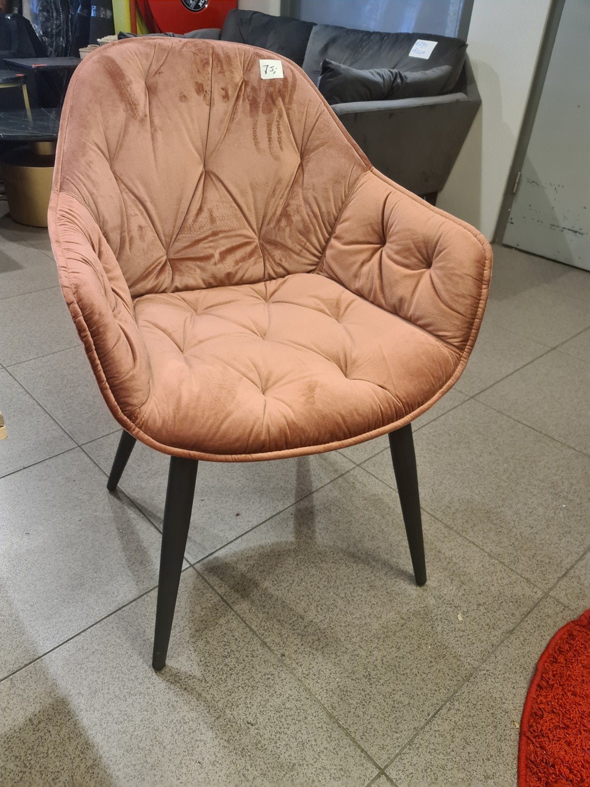 nieuwe eetkamerstoel adore velvet oud roze enkeling €45, Huis en Inrichting, Stoelen, Ophalen, Industrieel landelijk barok brocante koloniaal boheems vintage