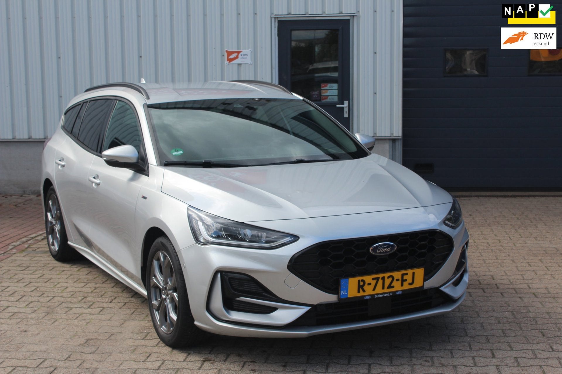 Ford Focus Wagon 1.0 EcoBoost Hybrid ST Line Facelift, Dealer onderhouden, 125 pk, Gebruikt, Euro 6