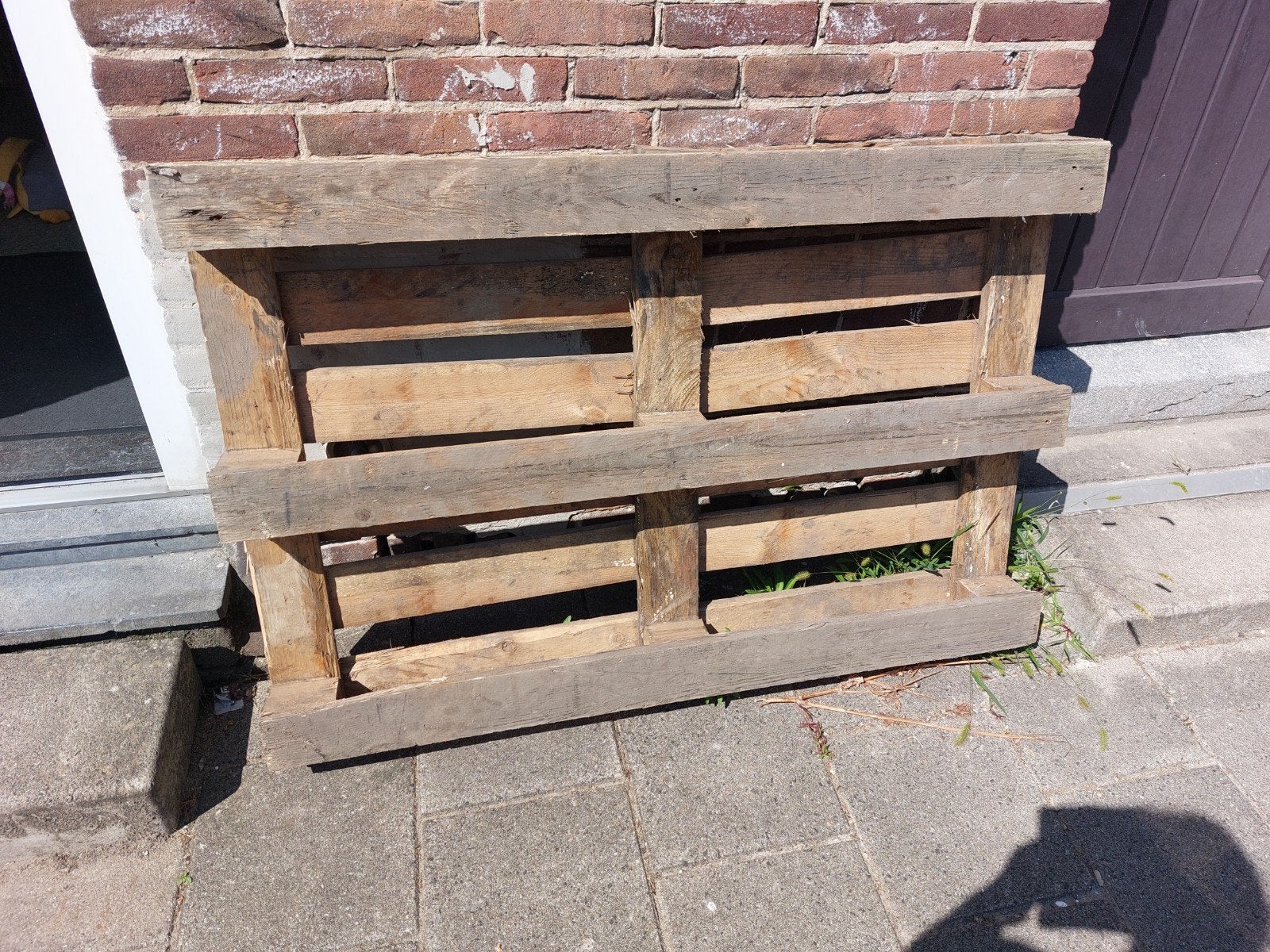 houten pallet, gratis op te halen, Doe-het-zelf en Verbouw, Hout en Planken, Ophalen, Minder dan 200 cm, Pallet