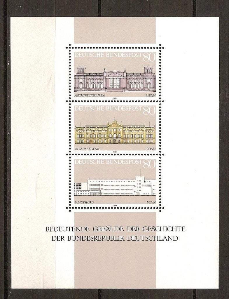 BRD blok 20 pf, Ophalen of Verzenden, BRD, Postfris