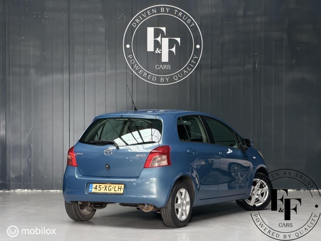 Toyota Yaris 1.3 VVT-i Sol MMT|Automaat|5 Deurs|NAP|Airco, Stof, 4 cilinders, Blauw, Origineel Nederlands