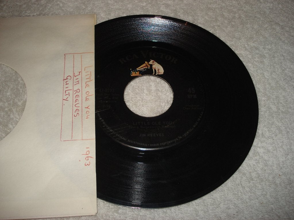 Jim Reeves     Little Ole You   Usa    Orgineel, Originele persing, Ophalen of Verzenden, Gebruikt, Country en Western