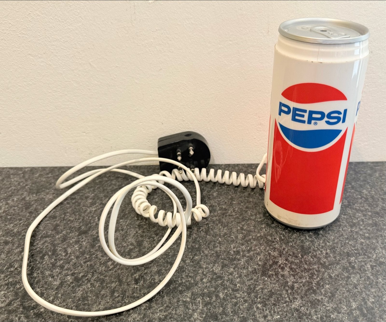 Vintage Pepsi blik telefoon - Uniek verzamelobject, Telecommunicatie, 1 handset, Gebruikt, Pepsi, Ophalen of Verzenden