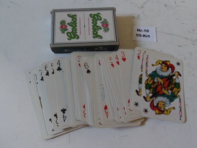 Grolsch speelkaarten (nr.10) 55-Krt, Ophalen of Verzenden, Nieuw, Overige typen, Grolsch
