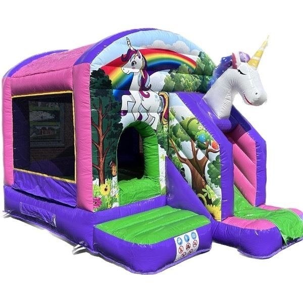 Mini Slide Eenhoorn Multi Springkussen te huur, Ophalen, Zo goed als nieuw, Overige