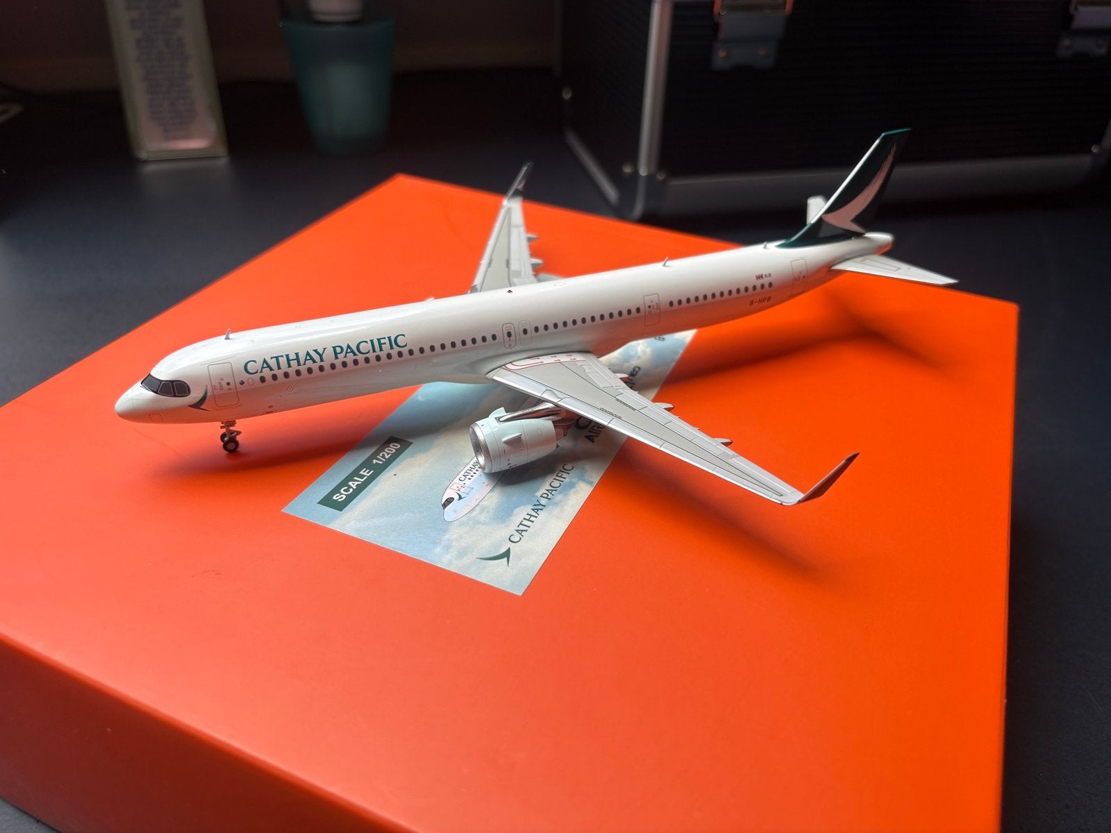 Jc wings Cathay Pacific Airbus A321neo schaalmodel 1:200, Overige merken, 1:200 of kleiner, Ophalen of Verzenden, Zo goed als nieuw