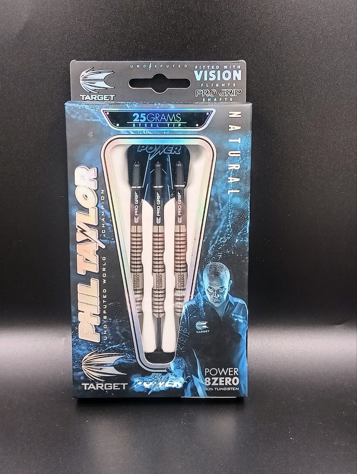 Target Phil Taylor Power 8Zero Darts - 25 gram - Nieuwstaat, Verzenden, Nieuw, Pijlen