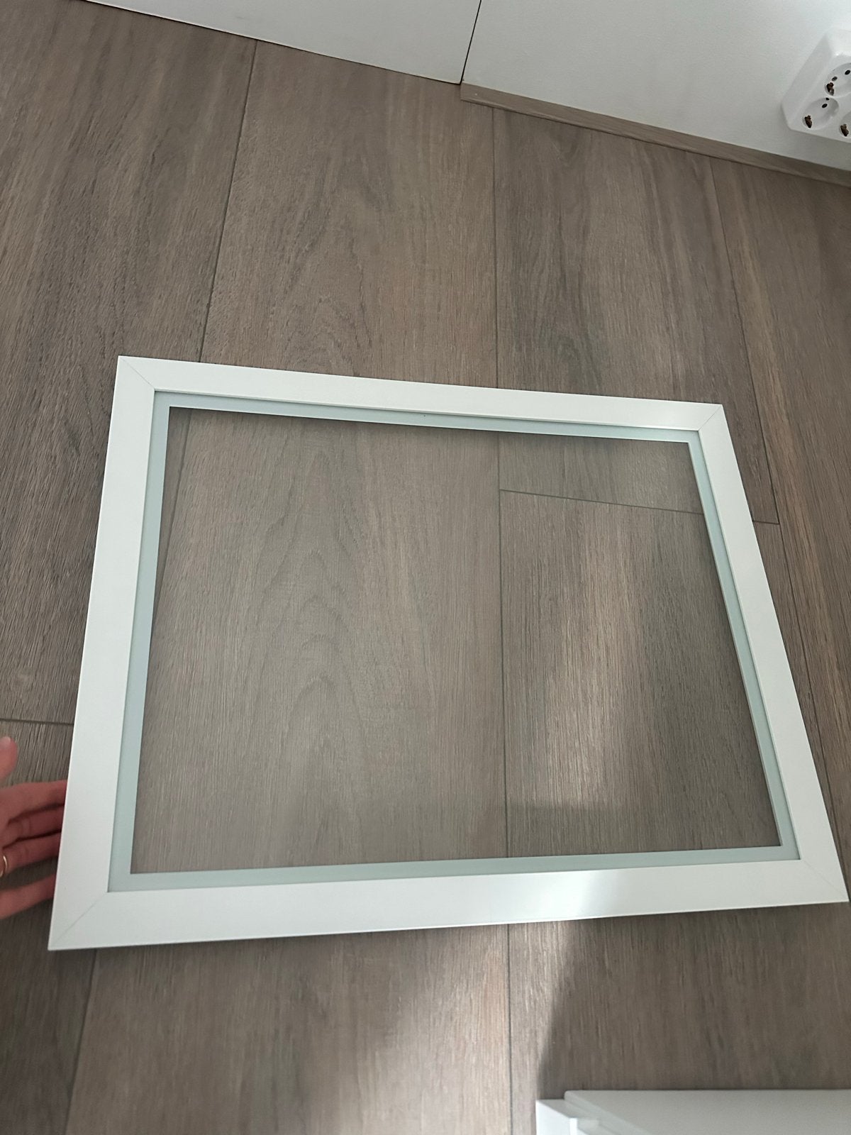 Witte glasplaat 50x58cm voor IKEA Pax kast, Ophalen, Nieuw