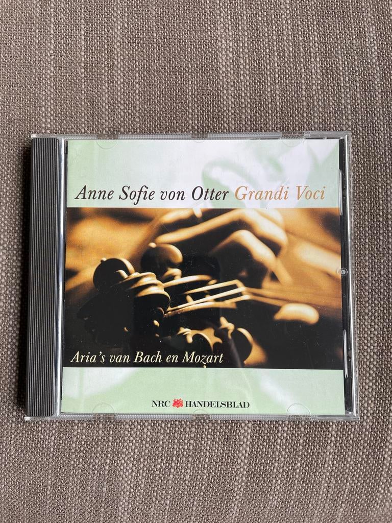 Anne Sofie von Otter - Grandi Voci: Bach en Mozart Aria's CD, Ophalen of Verzenden, Zo goed als nieuw