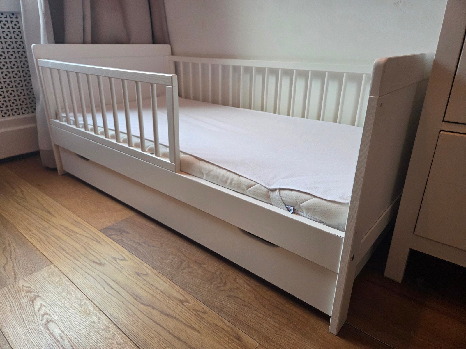 Petite Amélie Vivien peuterbed (140x70 cm), Ophalen, 140 tot 160 cm, 70 tot 85 cm, Matras