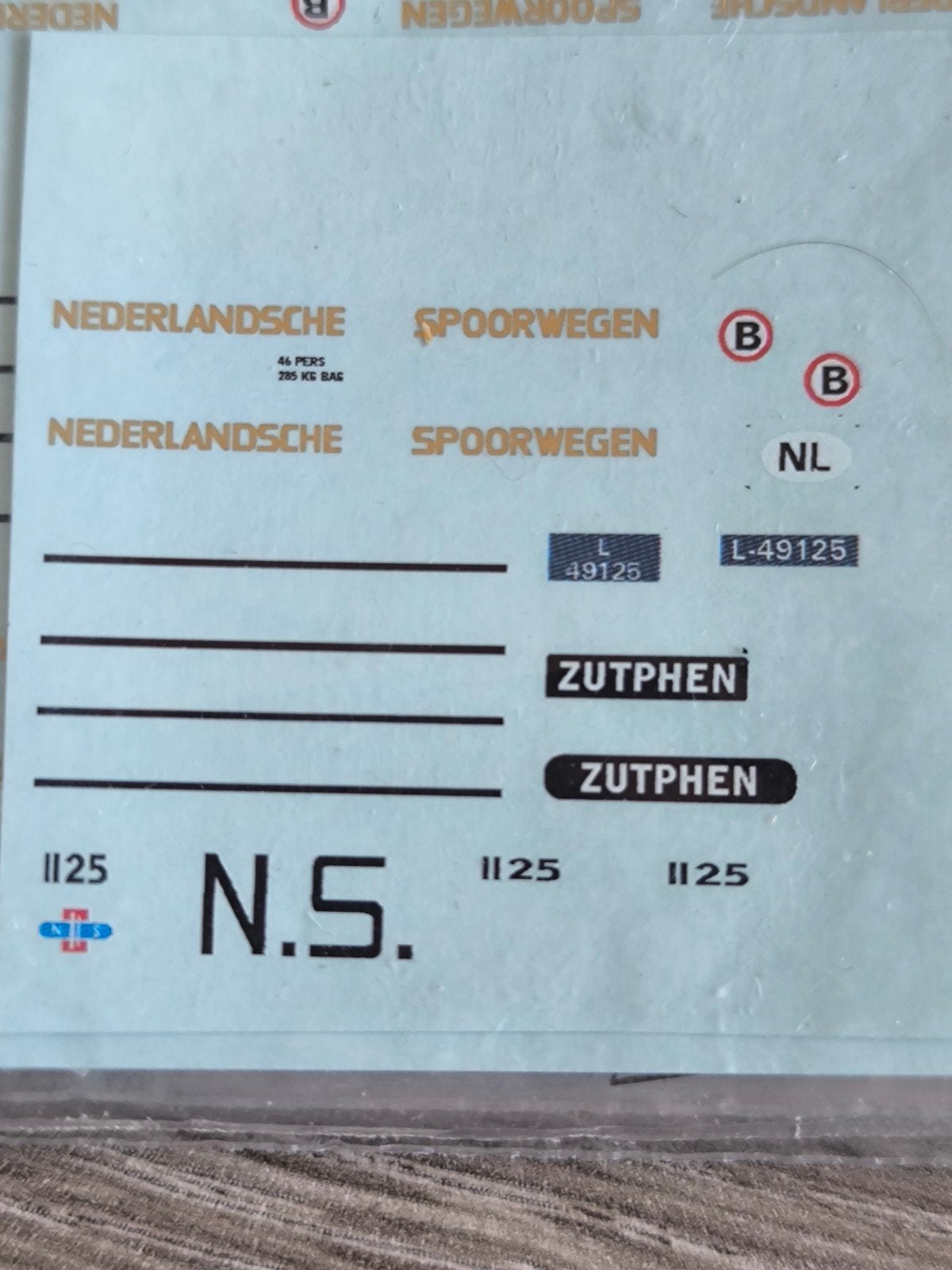 Hb model bus NS Decals  Diverse types en jaar, Verzenden, Nieuw, Overige typen