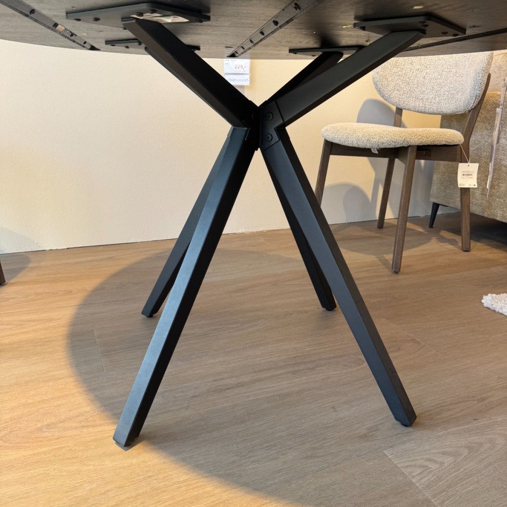 Eettafel Tablo - Zwart Rond - 120 cm - WOOOD, Niet ingevuld, Niet ingevuld, Niet ingevuld