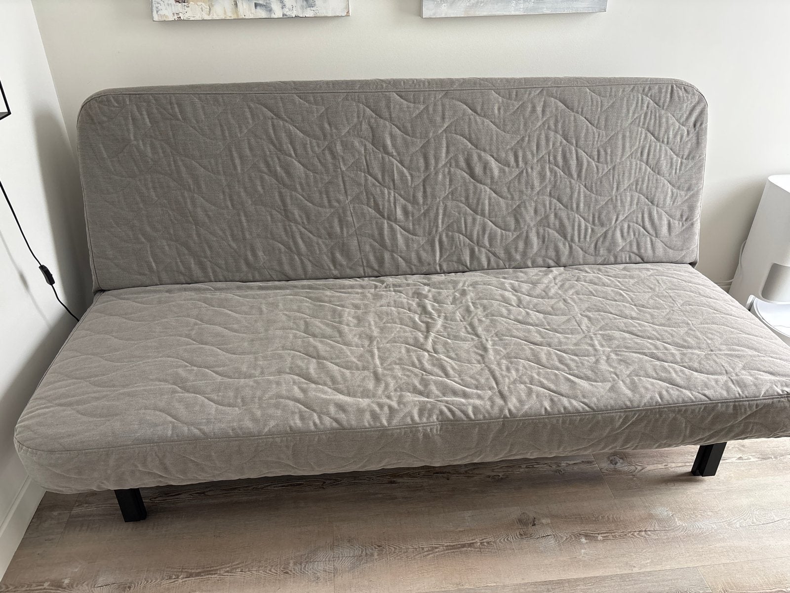 IKEA NYHAMN 3-zits slaapbank - Comfortabel en praktisch, Huis en Inrichting, Slaapkamer | Slaapbanken, Ophalen, Tweepersoons, 140 cm