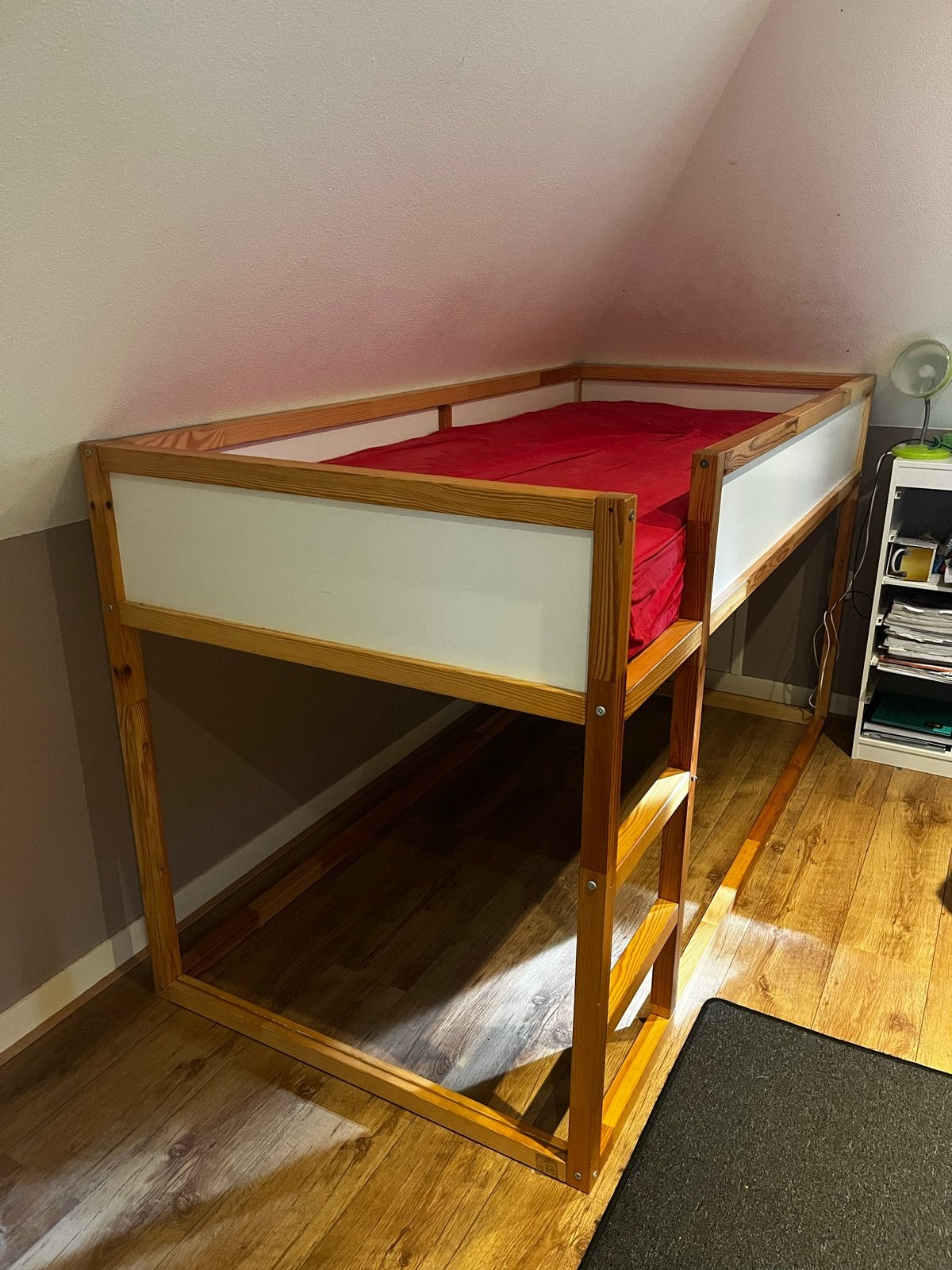 IKEA Kura bed met lattenbodem en Sufflett (exclusief matras), Ophalen, Gebruikt, Eenpersoons, 160 tot 180 cm