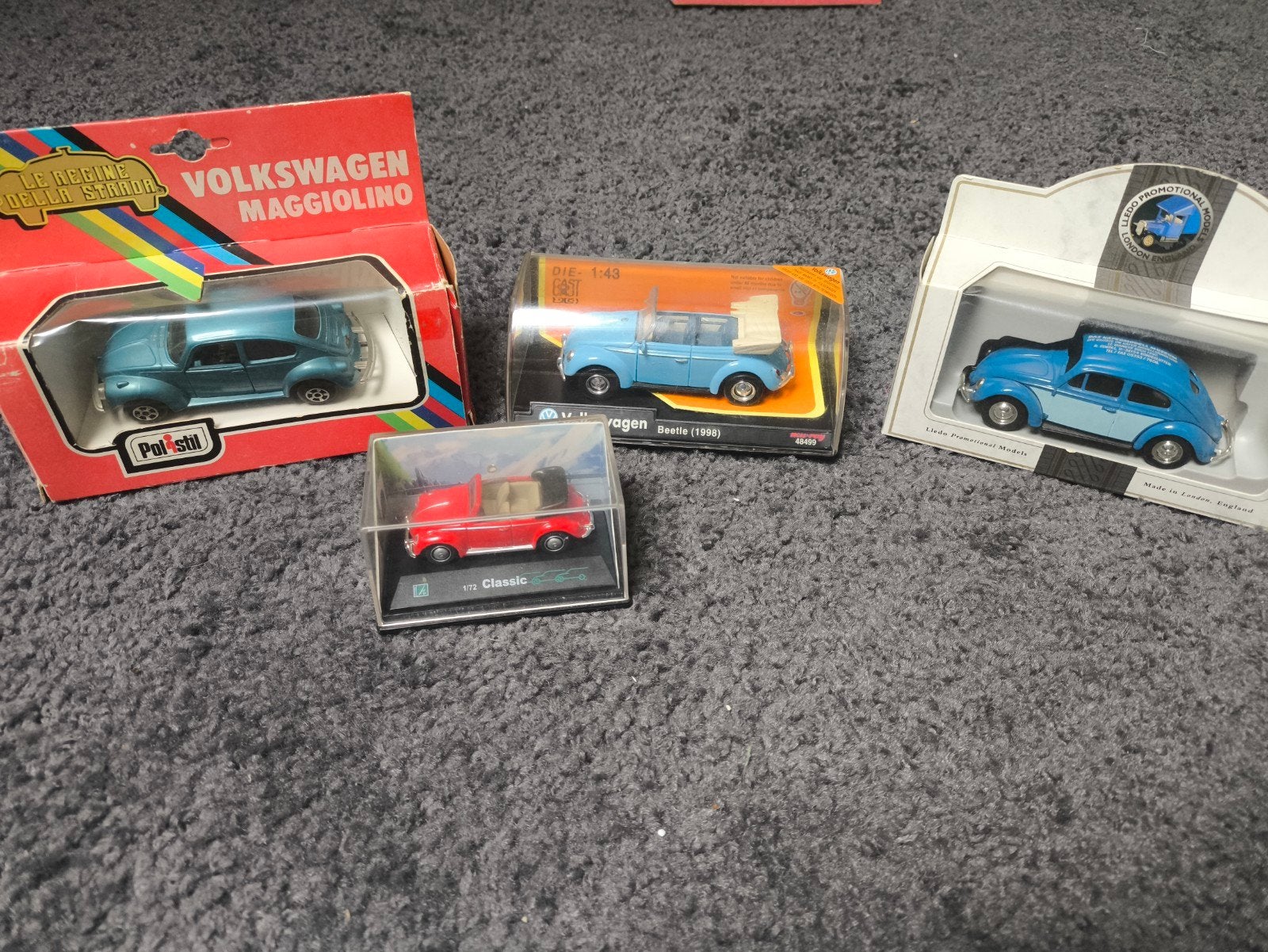 Partij Volkswagen Kever modellen Polistil, Lledo, John Toy, Ophalen of Verzenden, Zo goed als nieuw, Auto, Overige merken
