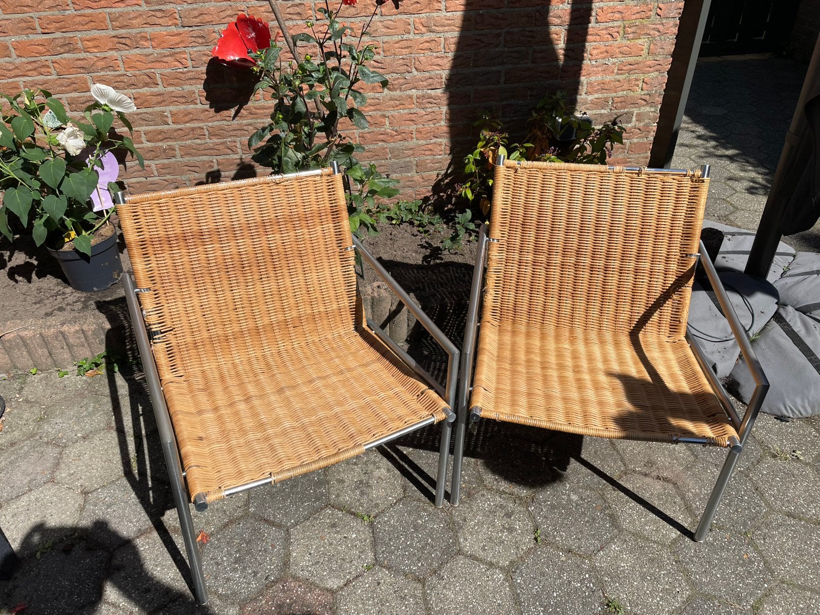 Twee keer een originele Martin Visser SE01-‘t Spectrum, Huis en Inrichting, Stoelen, Ophalen, Gebruikt, Twee, Overige kleuren