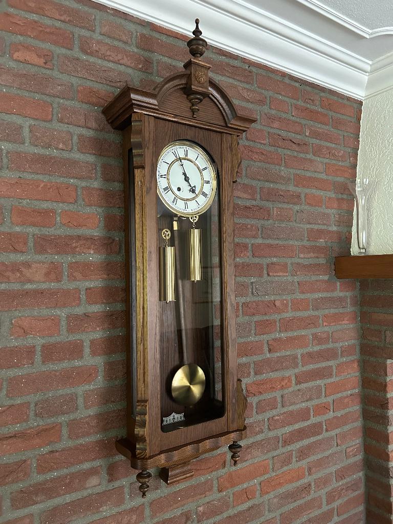 wandklok, Huis en Inrichting, Woonaccessoires | Klokken, Zo goed als nieuw, Wandklok, Analoog, Ophalen