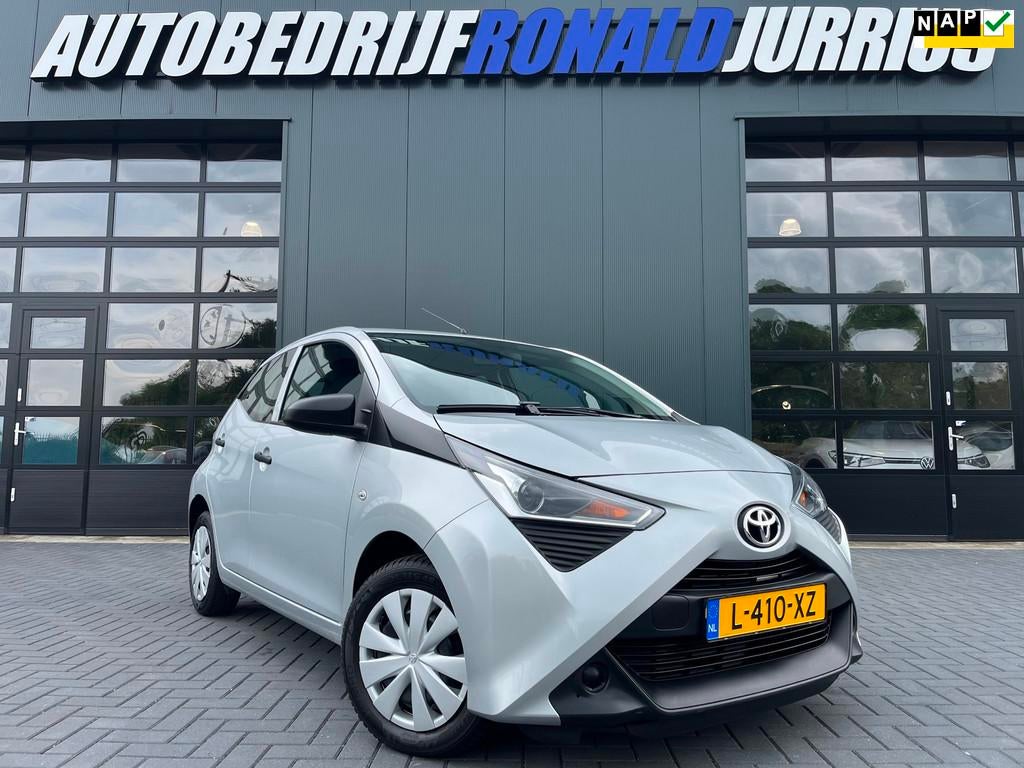 Toyota Aygo 1.0 VVT-i x-fun NLAuto/Led/Airco/Elc.Pakket/5Deu, Auto's, Voorwielaandrijving, Stof, Gebruikt, 4 stoelen