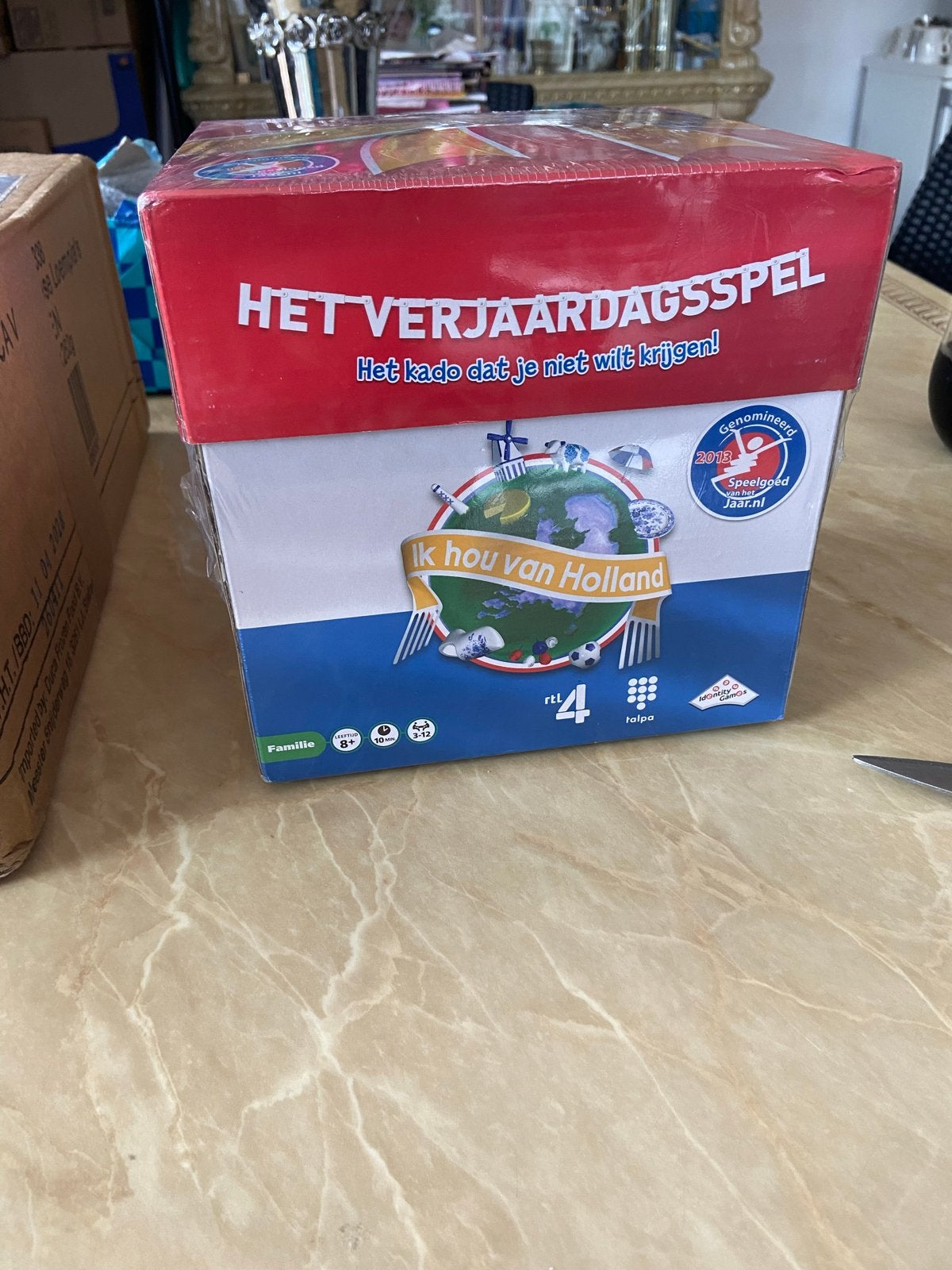 Ik Hou Van Holland - Het Verjaardagsspel (Nieuw), Hobby en Vrije tijd, Gezelschapsspellen | Bordspellen, Drie of vier spelers