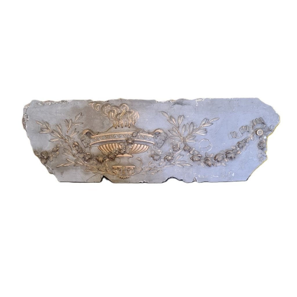 Antiek Franse Louis XVI Gipsen Ornament, 18e/19e eeuw, Antiek en Kunst, Ophalen
