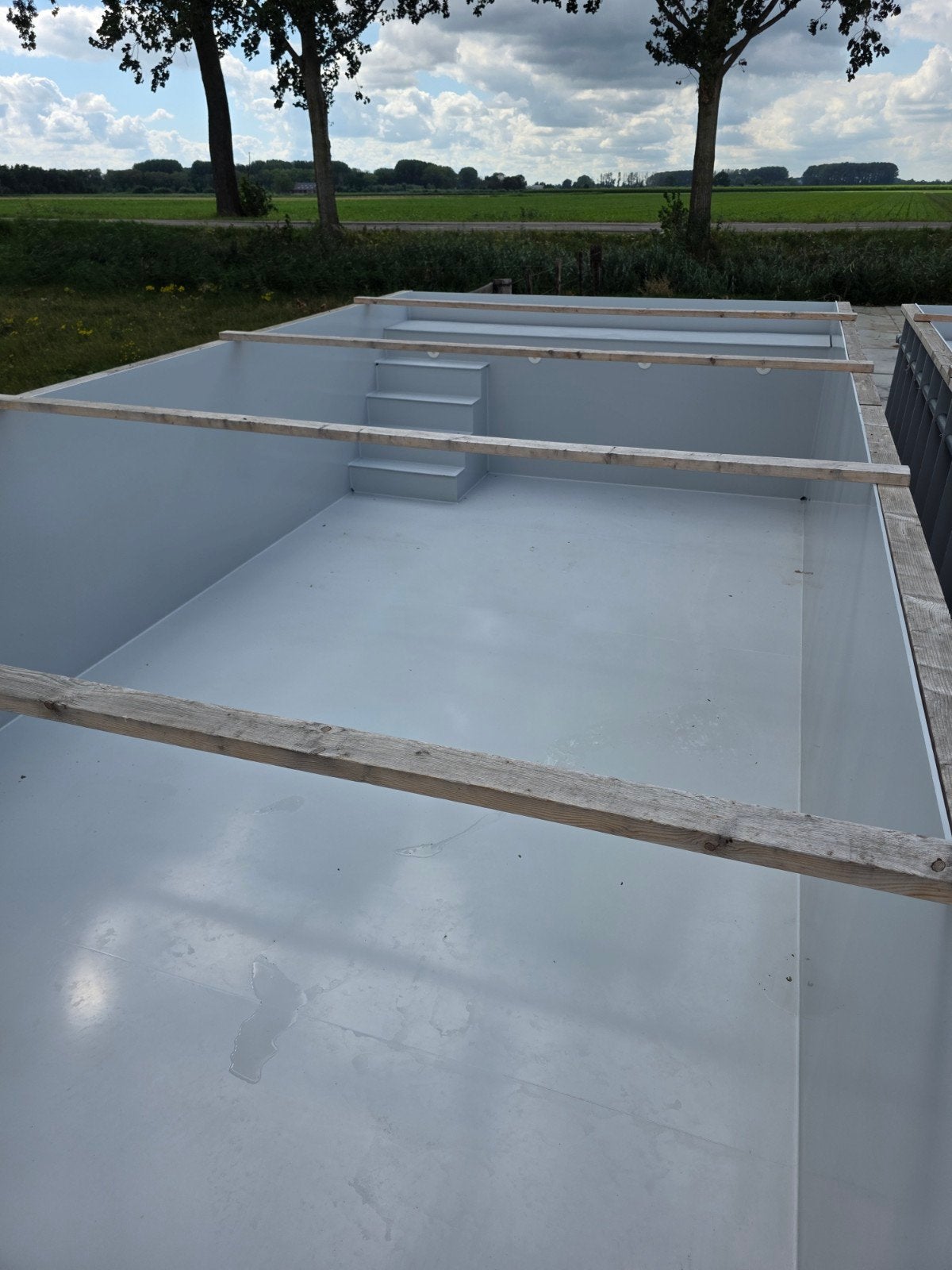 Nieuw Inbouwzwembad 8x4x1,51 met Trap 80 cm  - Direct Leverb, Tuin en Terras, Zwembaden, 120 cm of meer, Ophalen of Verzenden