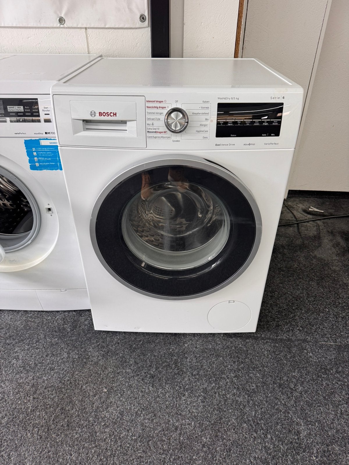 BOSCH WASH&DRY SERIE 6 COMBI 8 KG met 2 jaar garantie, 6 tot 8 kg, N, Minder dan 85 cm, N