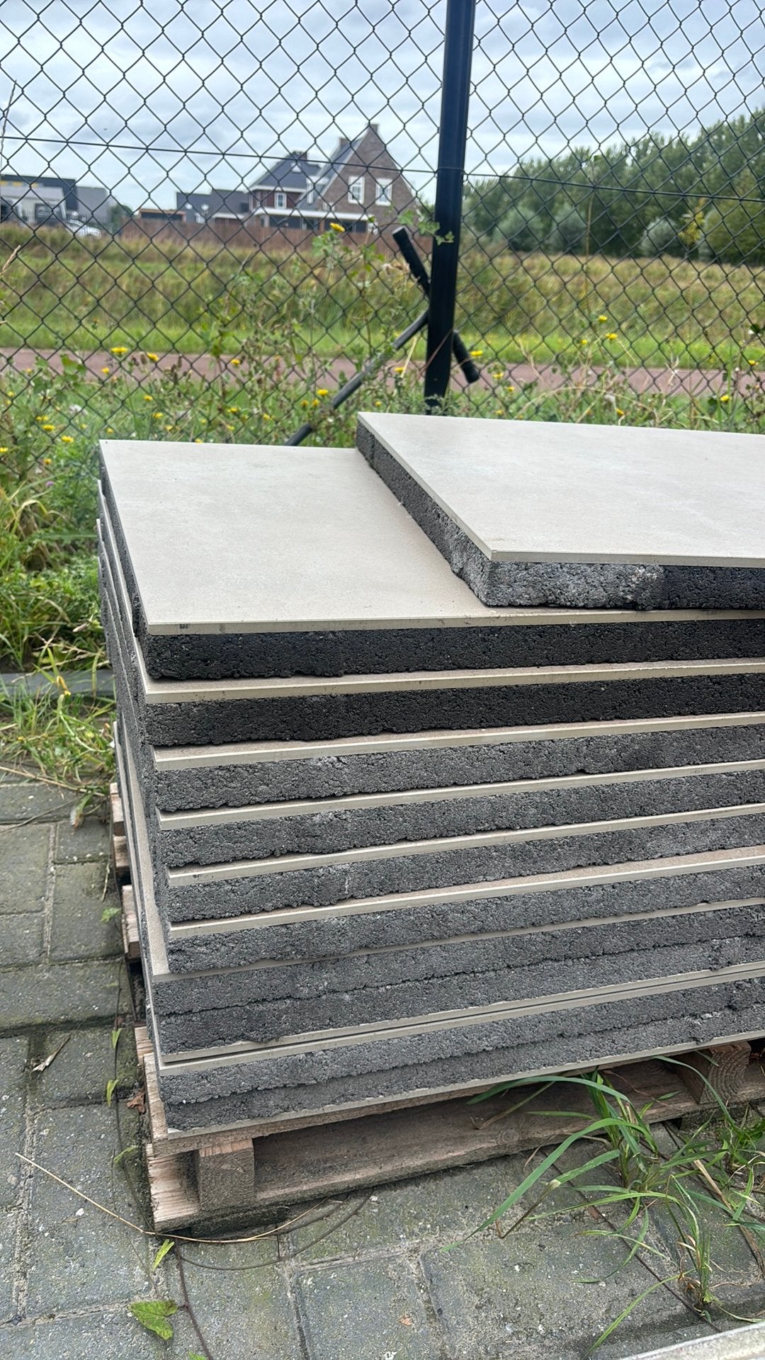 Ceramische tegels 60x60x4, Tuin en Terras, Ophalen, Nieuw, Overige materialen