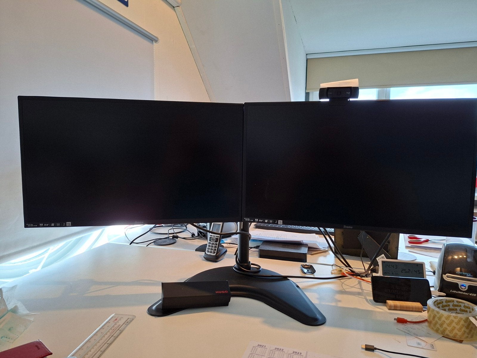iiyama ProLite X2481HS-B1 24" Full HD Monitor, Gebruikt, Iiyama, Kantelbaar, VA