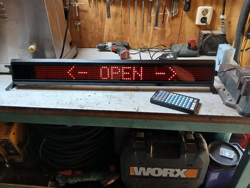digitale lichtkrant, Ophalen of Verzenden, Gebruikt