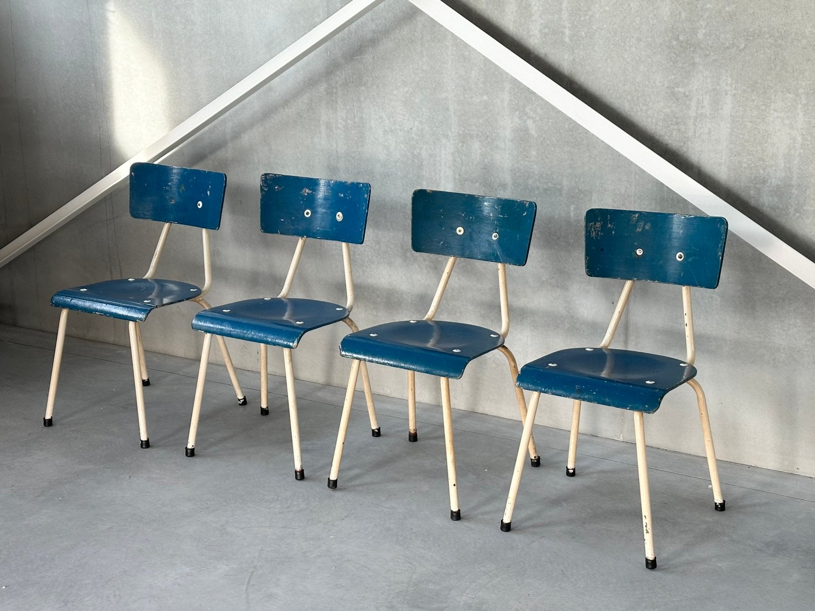 Vintage eetkamerstoelen (4), Ophalen
