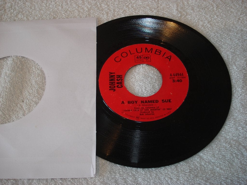 Johnny Cash    a Boy Named Sue  Usa   Orgineel, Originele persing, Ophalen of Verzenden, Zo goed als nieuw, Country en Western