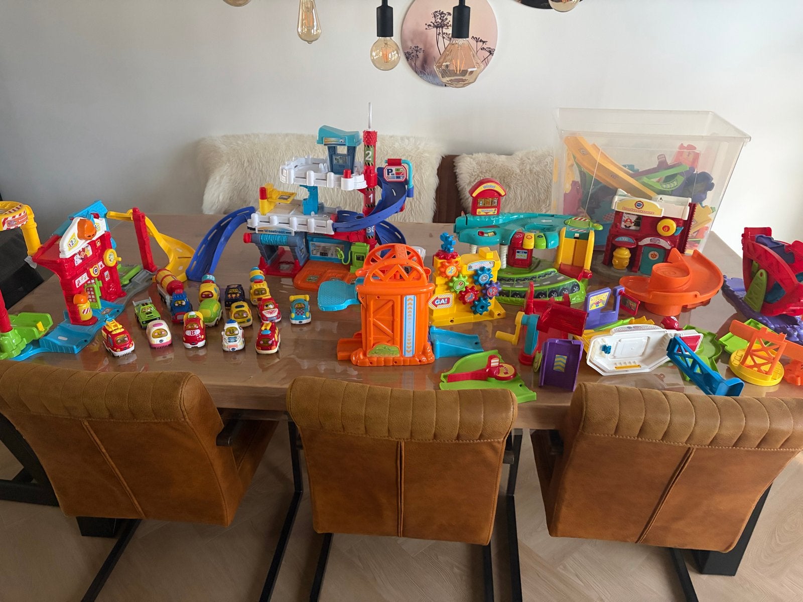 Grote VTech Toet Toet Auto's set met meerdere auto's, Kinderen en Baby's, Speelgoed | Speelgoedvoertuigen, Ophalen, Gebruikt