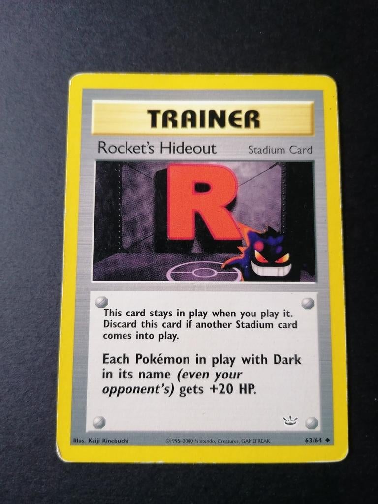 Rockets Hideout - Neo Revelation 63/64 - Pokémon, Ophalen of Verzenden, Zo goed als nieuw