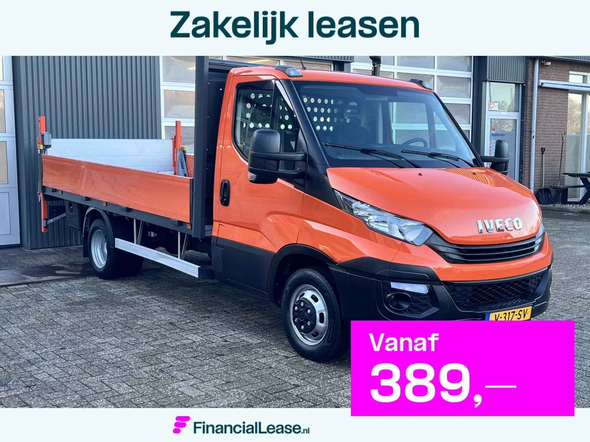 Iveco Daily 35C14 2.3 375 Laadklep 500kg Trekhaak 3500kg tre, 13 km/l, Gebruikt, Iveco, Origineel Nederlands