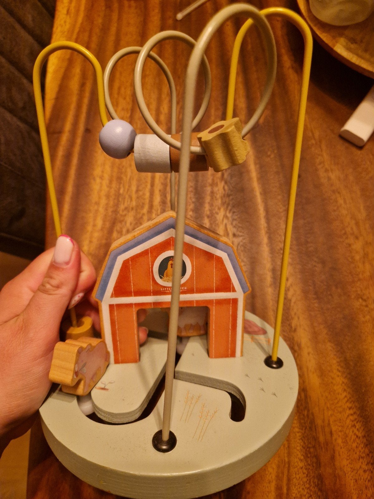 Little Dutch Houten Kralenframe Boerderij, Ophalen, Nieuw, Overige typen
