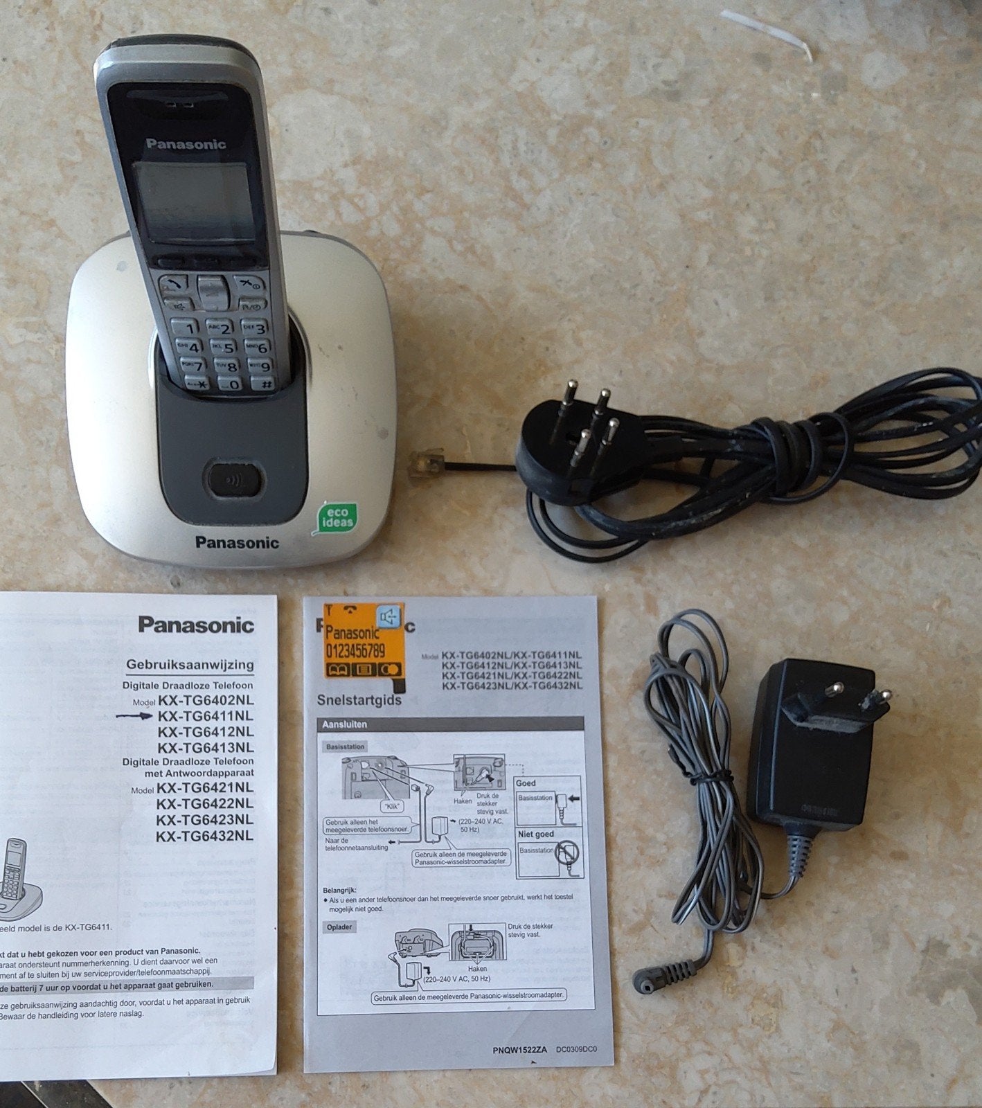 huistelefoon, Telecommunicatie, Ophalen, 1 handset