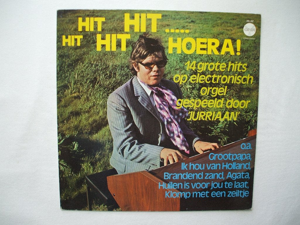 Jurriaan - 14 grote hits op electrisch orgel LP, LP, Gebruikt, Ophalen of Verzenden, Levenslied of Smartlap