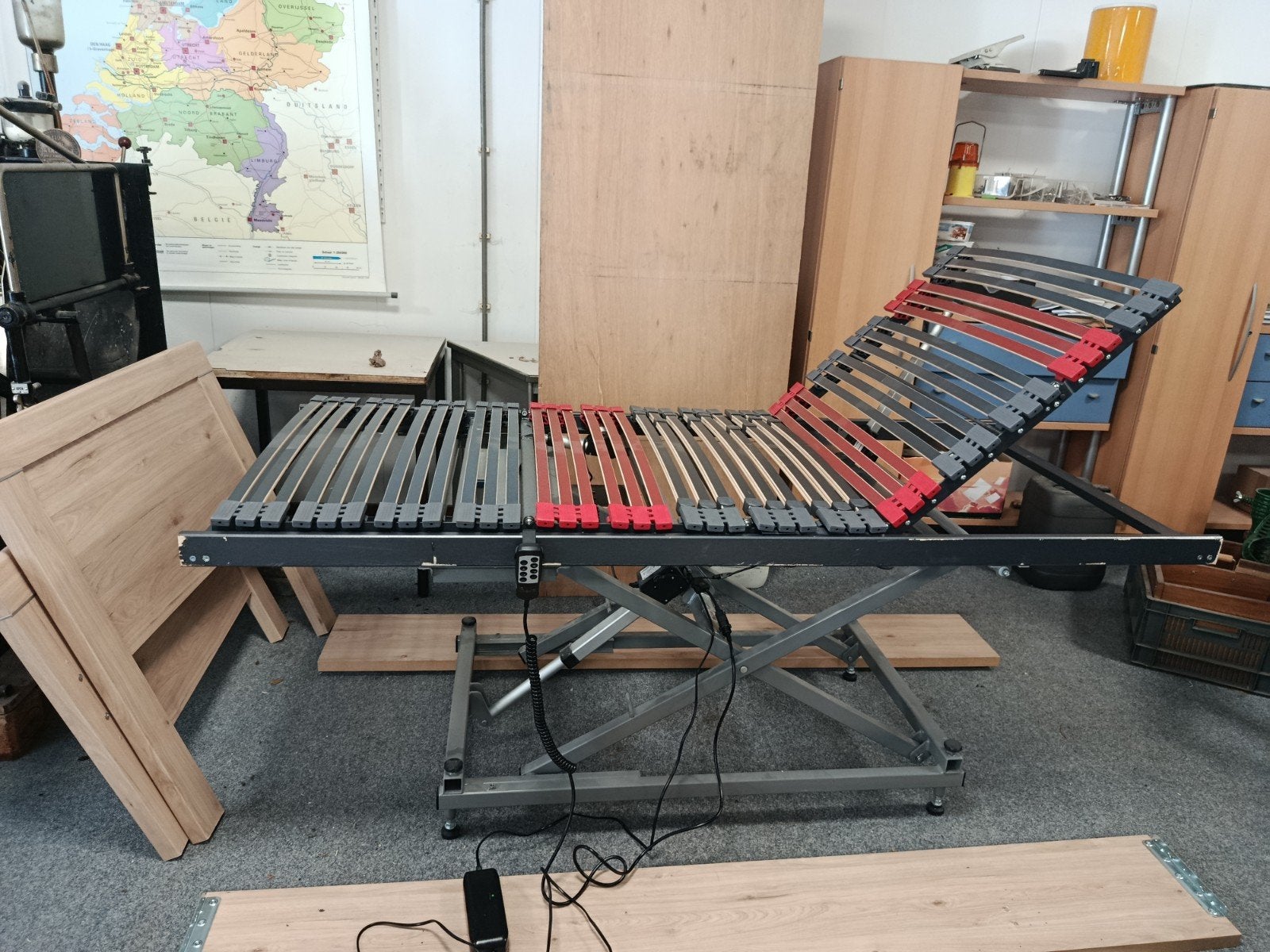 elektrisch senioren bed, Ophalen, 90 cm, Eenpersoons, 200 cm