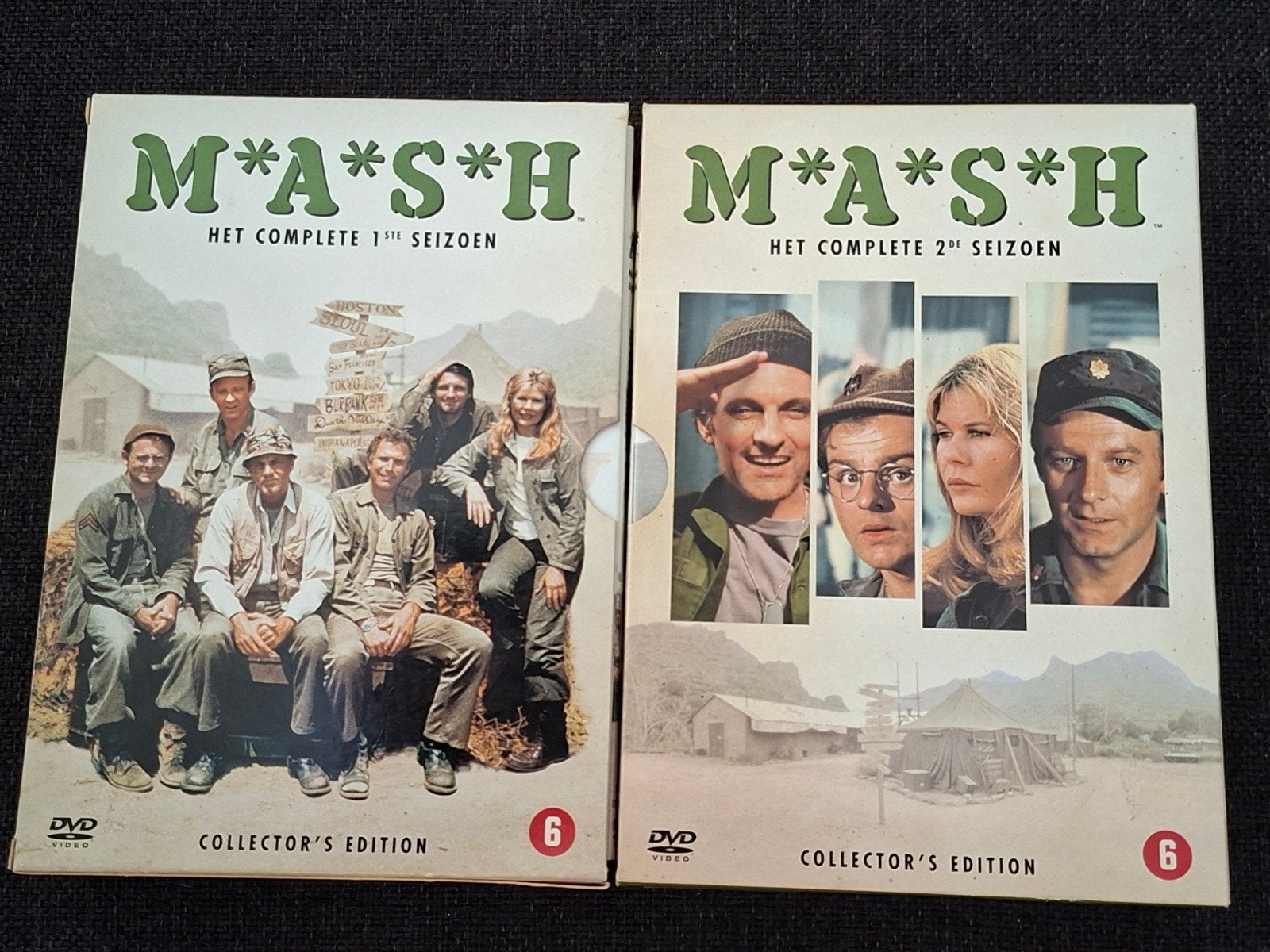 M*A*S*H - Het complete 1e en 2e seizoen dvd boxen, Cd's en Dvd's, Dvd's | Tv en Series, Engels, Nederlands, Seizoen 1, Ophalen of Verzenden