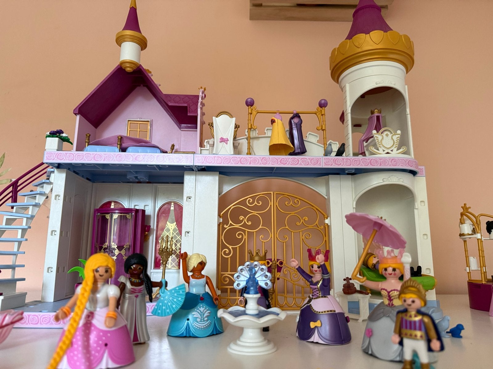 Playmobil Prinsessenkasteel 6849 met extra accessoires, Ophalen, Gebruikt, Complete set, Kasteel/Fort