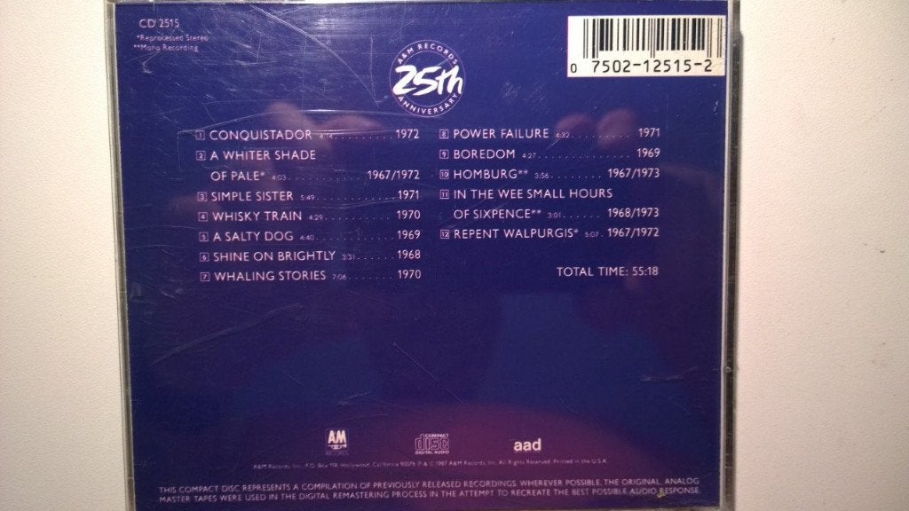 Procol Harum - Classics Volume 17, Ophalen of Verzenden, Zo goed als nieuw, Poprock, Album