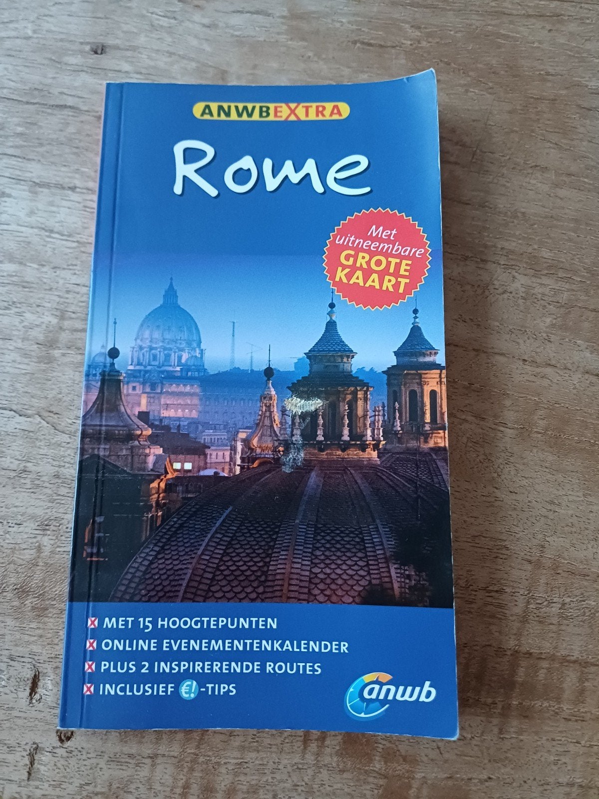 ANWB Extra Reisgids Rome, Gelezen, Europa, Ophalen of Verzenden, Reisgids of -boek