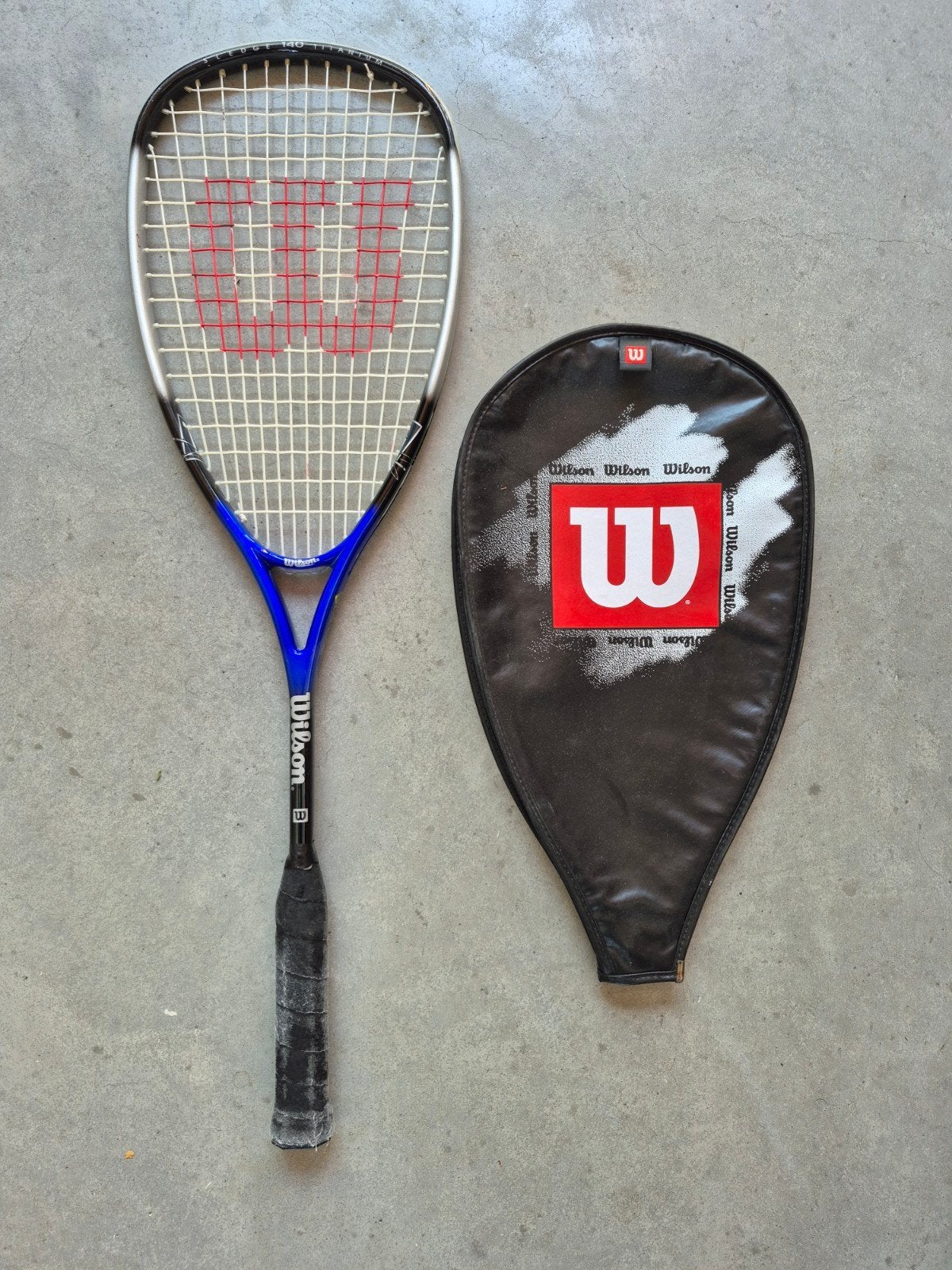 Wilson Sledge Hammer Squash Racket 140g, Ophalen of Verzenden, Gebruikt