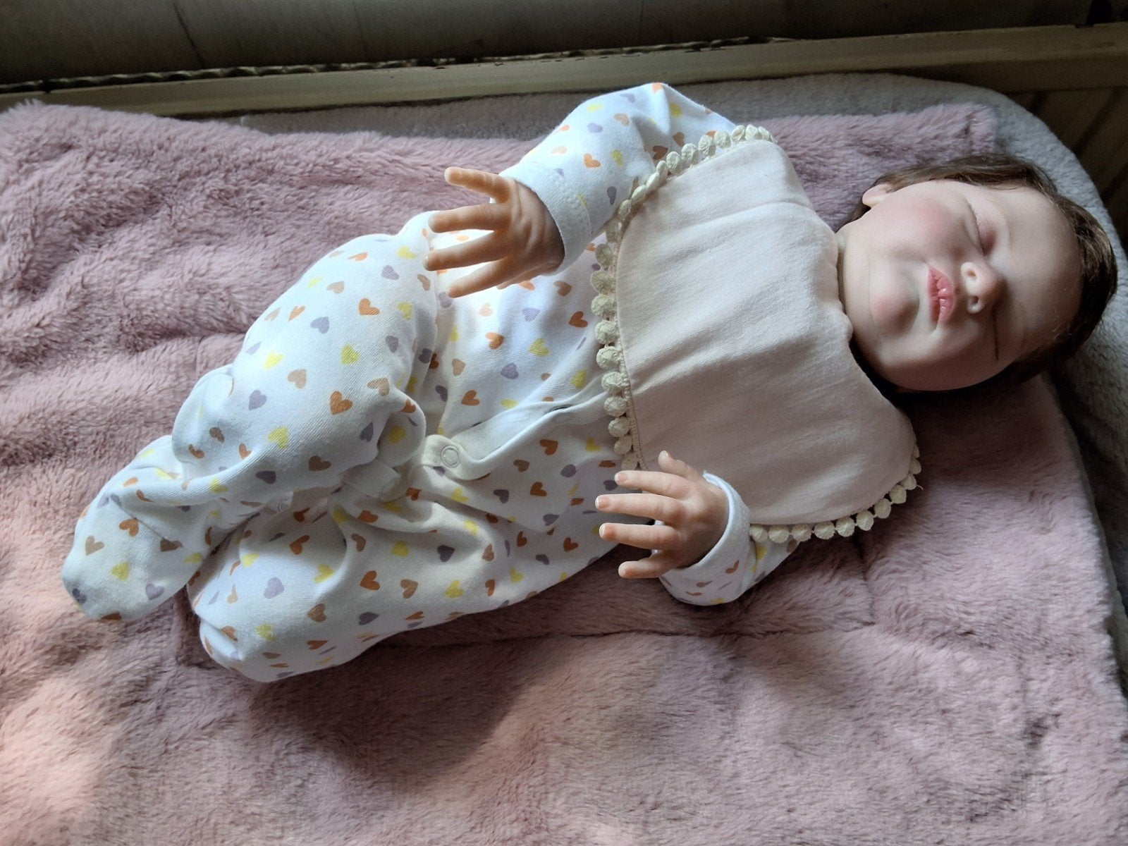 Realistische Reborn Babypop - Zo goed als nieuw, Kinderen en Baby's, Speelgoed | Poppen, Ophalen of Verzenden, Zo goed als nieuw