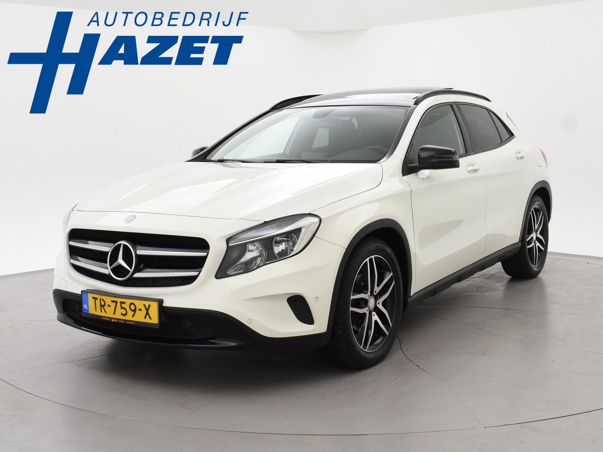 Mercedes-Benz GLA-klasse 180 CDI AUT. URBAN NIGHT + PANORAMA, Gebruikt, 4 cilinders, Wit, Leder
