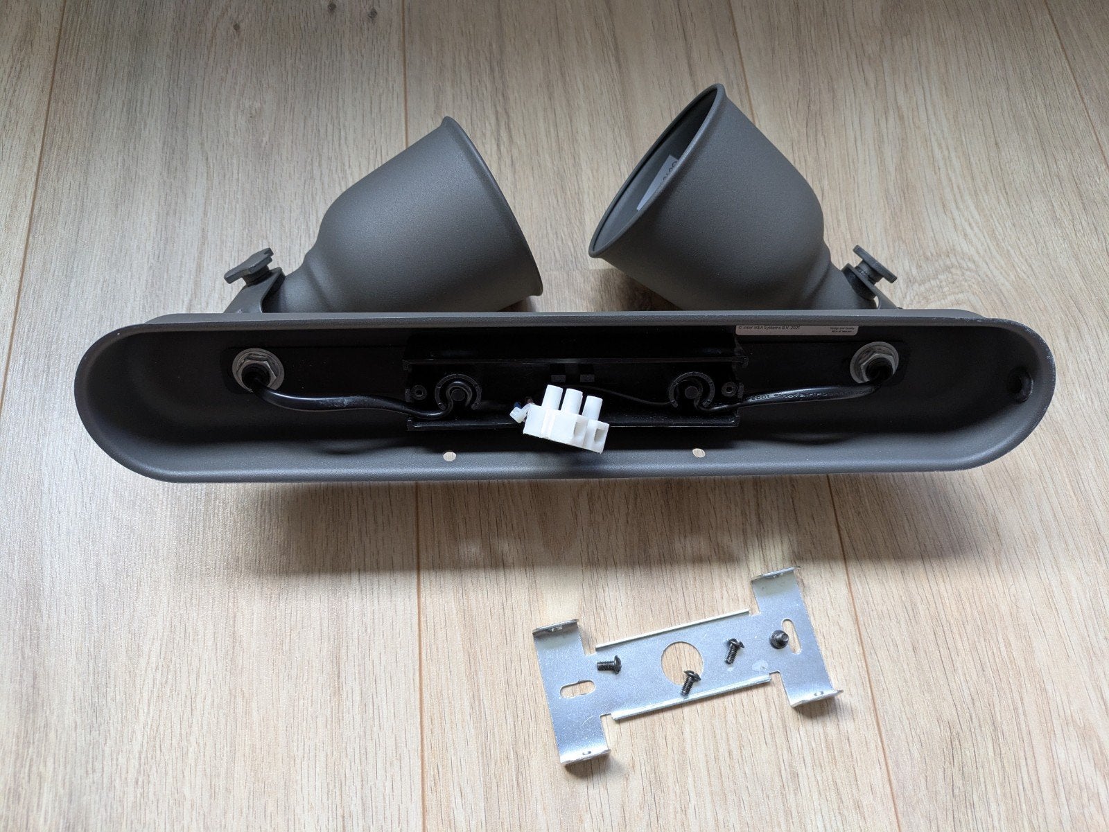 Plafondrail Hektar IKEA, Ophalen, Zo goed als nieuw, Plafondlamp