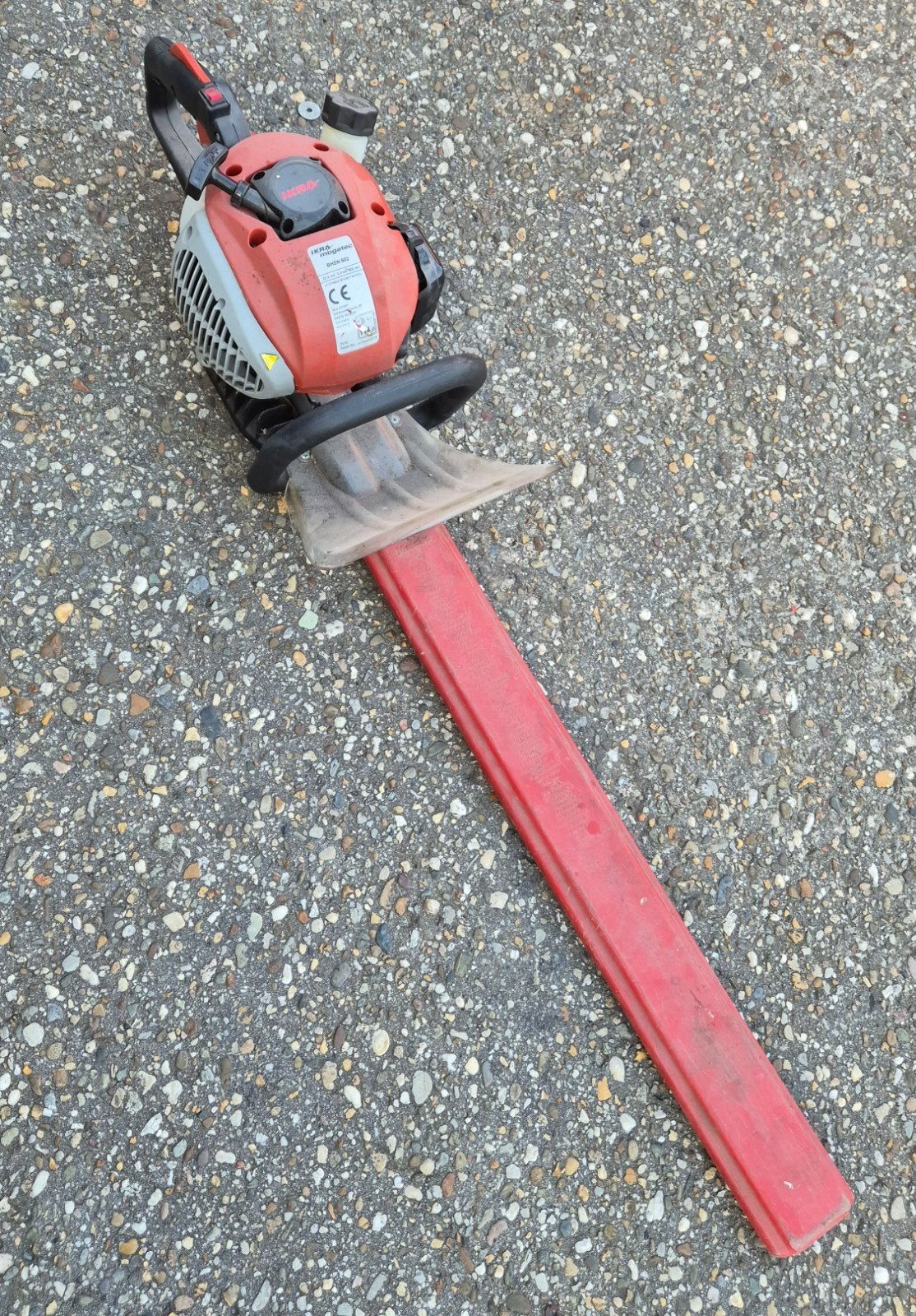 te koop IKRA benzine heggenschaar in nette staat, Ophalen, Gebruikt, Benzine, IKRA