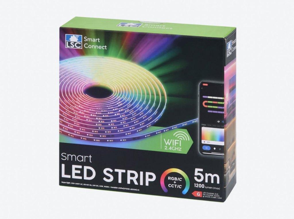LSC Smart Connect ledstrip 5 meter, Ophalen, Led-lamp, Minder dan 30 watt, Nieuw