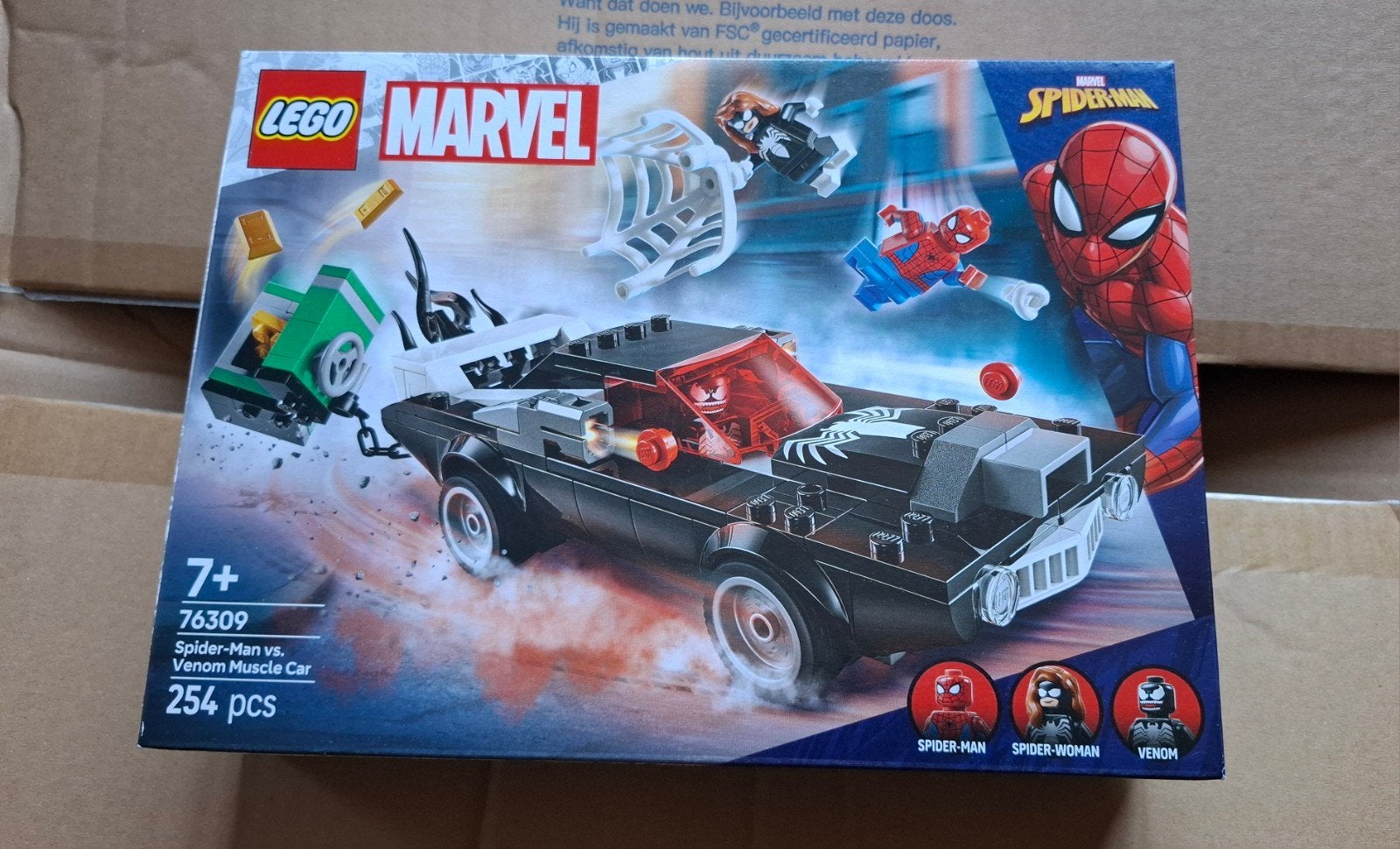 LEGO Marvel Spider-Man vs. Venom Muscle Car (76309), Ophalen of Verzenden, Nieuw